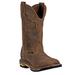 Wide Width Men's Dan Post Blayde 11" Shaft Distressed Steel Toe Boot by Dan Post in Saddle Tan (Size 10 1/2 W)