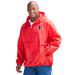 Men's Big & Tall Champion® Hooded Lightweight Anorak Jacket' by Champion in Red (Size 4XL)