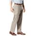 Men's Big & Tall Dockers® Signature Lux Flat Front Khakis by Dockers in Timberwolf (Size 60 32)