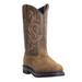 Wide Width Men's Laredo 11" Contrast Stitch Wellington Boots by Laredo in Tan (Size 12 W)