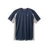 Men's Big & Tall Colorblock Vapor® Performance Tee by Champion® in Navy (Size 4XLT)