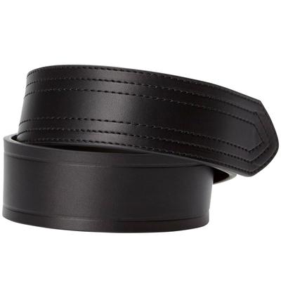 Men's Big & Tall Buckleless Belt by KingSize in Black (Size 52/54)