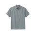 Men's Big & Tall Short-Sleeve Pocket Sport Shirt by KingSize in Gunmetal (Size 3XL)