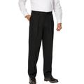 Men's Big & Tall Signature Lux Pleat Front Khakis by Dockers® in Black (Size 48 32)