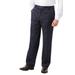 Men's Big & Tall Dockers® Signature Lux Flat Front Khakis by Dockers in Dockers Navy (Size 54 30)