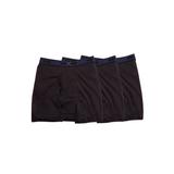 Men's Big & Tall Hanes® X-Temp® Boxer Briefs 3-Pack Underwear by Hanes in Black (Size 4XL)