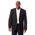 Men's Big & Tall KS Signature Easy Movement® Two-Button Jacket by KS Signature in Black (Size 58)