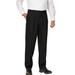 Men's Big & Tall Signature Lux Pleat Front Khakis by Dockers® in Black (Size 42 34)