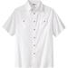 Men's Big & Tall Short-Sleeve Pocket Sport Shirt by KingSize in White (Size 2XL)