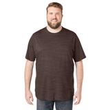 Men's Big & Tall Heavyweight Jersey Crewneck T-Shirt by Boulder Creek in Dark Brown (Size 3XL)