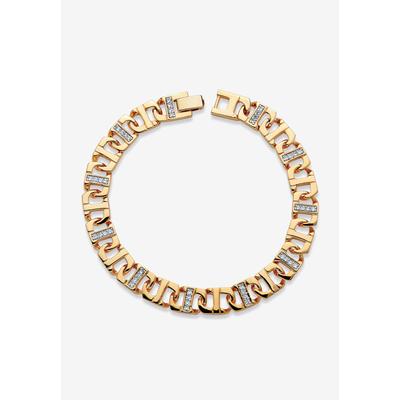 Men's Big & Tall Gold-Plated Mariner Bracelet by PalmBeach Jewelry in Gold