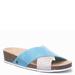 BEARPAW Valentina - Womens 10 Blue Sandal Medium