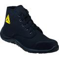 Delta-Plus Arona S1P SRC Modern Lightweight Canvas Steel Toe Cap Safety Boots (9 UK, Black)