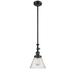 Innovations Lighting Bruno Marashlian Large Cone 8 Inch LED Mini Pendant - 206-BK-G44-LED