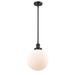 Innovations Lighting Beacon 10 Inch Mini Pendant - 201S-BK-G201-10-LED