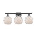 Innovations Lighting Bruno Marashlian Farmhouse Rope 26 Inch 3 Light Bath Vanity Light - 516-3W-BK-G121-8RW-LED