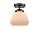 Innovations Lighting Bruno Marashlian Fulton 6 Inch 1 Light Semi Flush Mount - 284-1C-OB-G171-LED