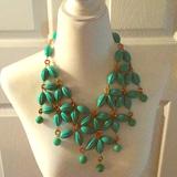 Anthropologie Jewelry | Anthropologie Turquoise Statement Necklace | Color: Blue/Green | Size: Os
