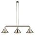 Innovations Lighting Bruno Marashlian Briarcliff 42 Inch 3 Light LED Linear Suspension Light - 213-PN-M10-PN