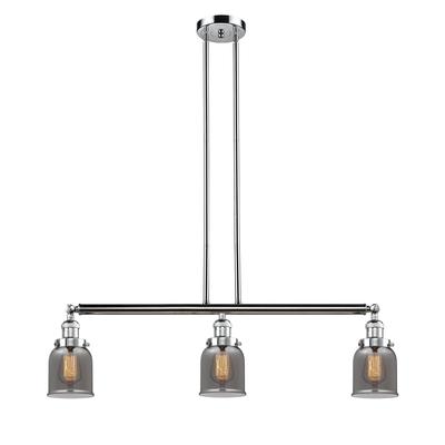 Innovations Lighting Bruno Marashlian Small Bell 36 Inch 3 Light Linear Suspension Light - 213-PC-G53