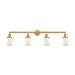 Innovations Lighting Bruno Marashlian Small Bell 42 Inch 4 Light Bath Vanity Light - 215-SG-G51-LED