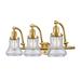 Innovations Lighting Bruno Marashlian Bellmont 28 Inch 3 Light Bath Vanity Light - 515-3W-SG-G194