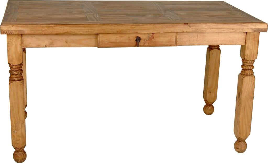 MiaMöbel Mexico Esstisch 140x75cm Massivholz Pinie Landhaus Mexiko Möbel Mexikanisch