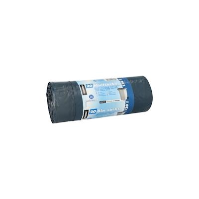 Starpak 240 Müllsäcke mit Zugband, LDPE "blauer Engel" 120 l 100 cm x 70 cm blau/schwarz