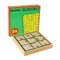 Andux Zone Sudoku Puzzle Board Game with Drawer Wooden Number SD-02 (Green)