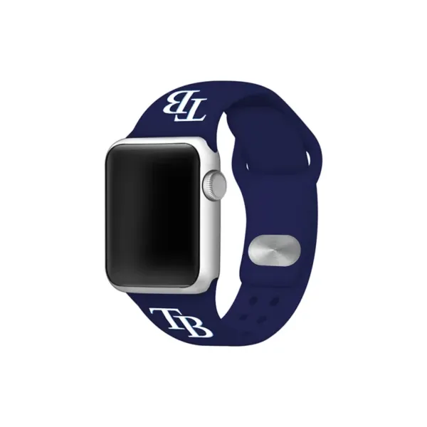 game-time®-mlb-tampa-bay-rays-silicone-apple-watch-band,-navy-blue,-38-mm/