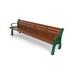 Frog Furnishings Heritage Recycled Plastic Park Outdoor Bench Plastic in Green | 30 H x 96 W x 22 D in | Wayfair PB 8BROGFHER