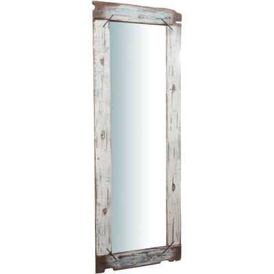 Biscottini - Wandspiegel Spiegel zum Aufhängen aus Massivholz L65,5xPR3,5xH180 cm. Image