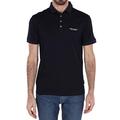 Armani Exchange Men's 4 Buttons Polo Shirt, Black (Black 1200), X-Small