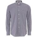 Tommy Hilfiger - Mens Shirts - Shirts Men Formal - Regular Fit Shirt - Check Shirts Men - Men's Core Check Shirt Casual - Blue - Size S