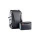 PGYTECH OneMo Camera Backpack 25L with Shoulder Bag for Sony 200-600mm Lens, Canon, Nikon, Drone, DJI OSMO Action/Pocket/OM 4, Mavic Air 2/Mini/2, DSLR/SLR Mirrorless, Camera Tripod (Twilight Black)