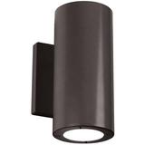 Modern Forms Vessel 7 Inch Tall 2 Light LED Outdoor Wall Light - WS-W9102-40-BZ