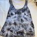 American Eagle Outfitters Tops | American Eagle Ae Soft And Sexy Tie Dye Tank Top | Color: Gray/White | Size: Xs