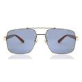 GUCCI Unisex Adults’ GG0529S-004-60 Sunglasses, Gold-Havana, 60.0