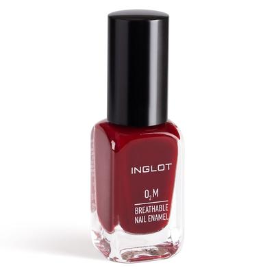 Inglot O2M Atmungsaktiv Nagellack 652 11 ml Dunkelrot