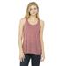 Bella + Canvas B8800 Women's Flowy Racerback Tank Top in Mauve Marble size Small 8800, BC8800