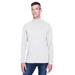 Devon & Jones D420 Adult Sueded Cotton Jersey Mock Turtleneck T-Shirt in White size Large