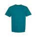 Comfort Colors C1717 Adult Heavyweight T-Shirt in Topaz Blue size Large | Ringspun Cotton 1717, CC1717