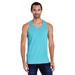 ComfortWash by Hanes GDH300 Men's 5.5 oz. Ringspun Cotton Garment-Dyed Tank Top in Freshwater size Medium