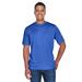 Team 365 TT11H Men's Sonic Heather Performance T-Shirt in Sport Royal Blue size XL | Polyester