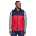 Columbia 1748031 Men's Powder Lite Vest in Mtn Red/Collegiate Navy Blue size Medium | Polyester 174803