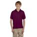 Gildan G880B Youth DryBlend 6-Ounce Jersey Knit Sport Shirt in Maroon size Medium | Cotton Polyester G8800B, 8800B