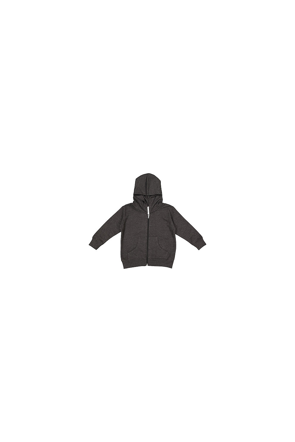 Rabbit Skins 3346 Toddler Zip Fleece Hoodie in Vintage Smoke size 2 | Ringspun Cotton LA3346