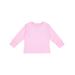 Rabbit Skins 3311 Toddler Long-Sleeve T-Shirt in Pink size 3 | Cotton LA3311