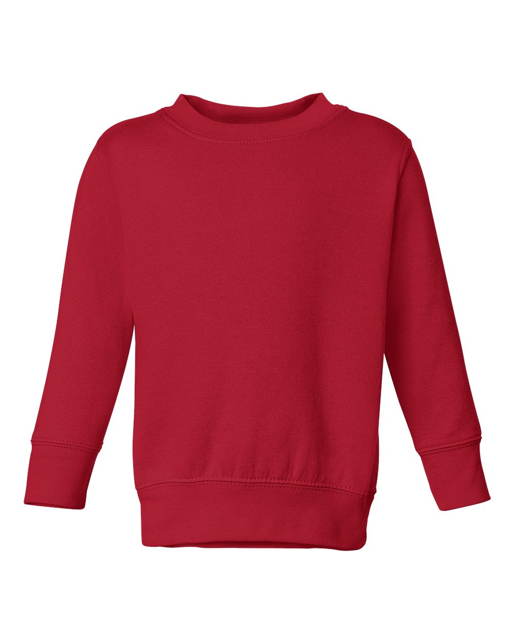 Rabbit Skins 3317 Toddler Crew Fleece Sweatshirt in Red size 4 LA3317