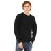 Bella + Canvas 3901 Sponge Fleece Crewneck Sweatshirt in Black (Poly-Cotton) size 2XL | Ringspun Cotton DG3901, BC3901, B3901